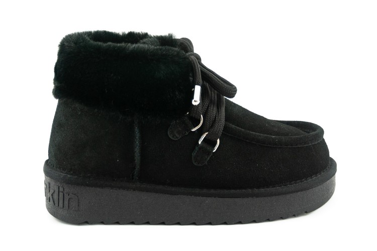 D.Franklin Nordic Mid Fur DFSH375006-01 Μαύρο