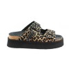 D.Franklin Vibe Sandals Buckle Platform Leo DFSH414003-48 Λεοπάρ